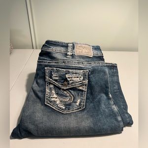 New Silver Jeans, Suki Mid Boot, Size 22, Length 33.